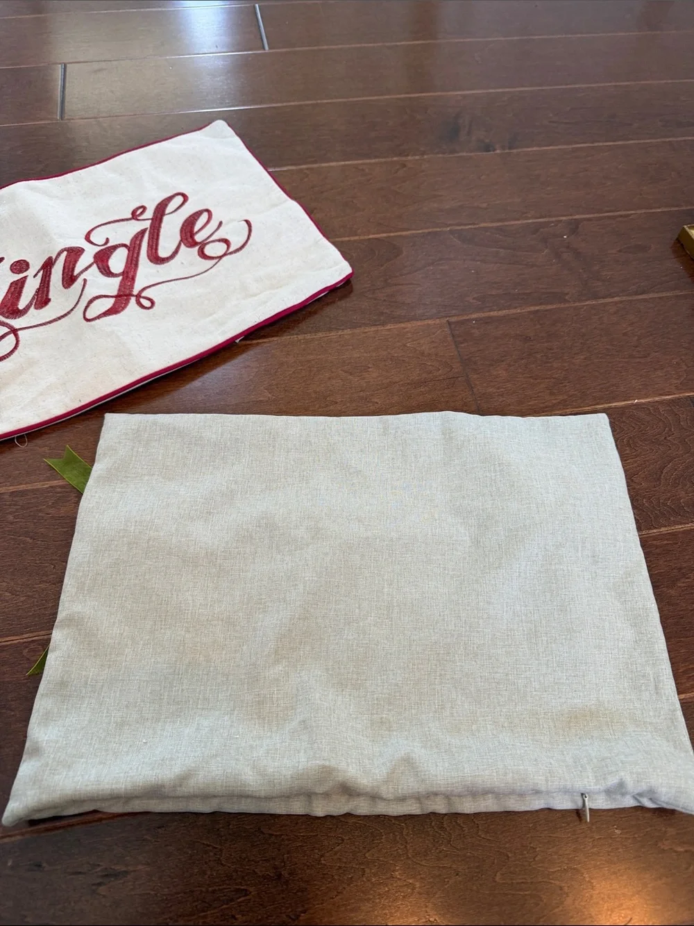 Holiday 'Jingle' & ornament pillow covers